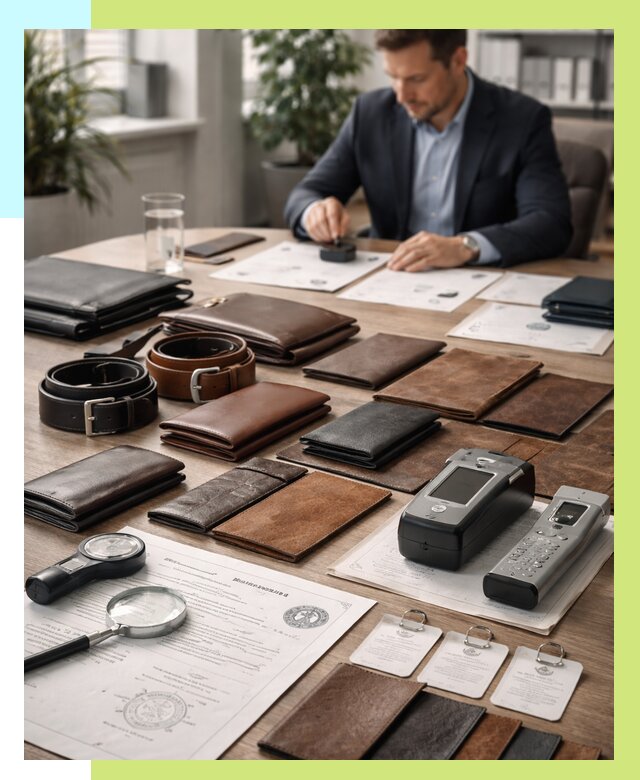 Сертификация кожаных изделий в Канске от 13115 р. | Алешин-Кнс