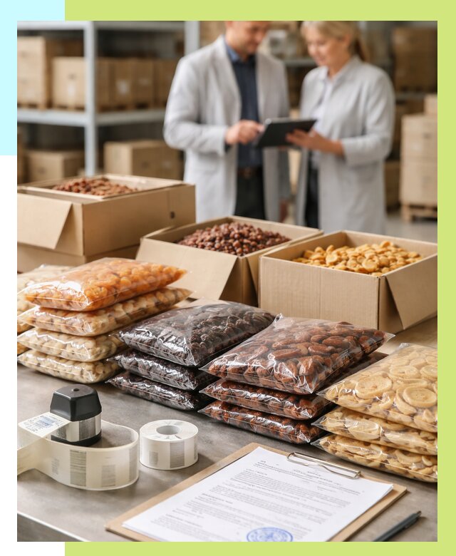 Сертификация сухофруктов в Канске от 13115 р. | Алешин-Кнс под ключ