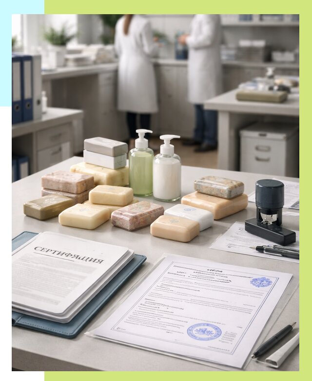 Сертификация мыла и сертификат на мыло в Канске от 13115 | Алешин-Кнс