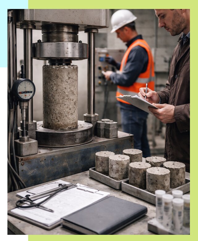 Сертификация бетона в Канске от 32787 р. сертификат | Алешин-Кнс