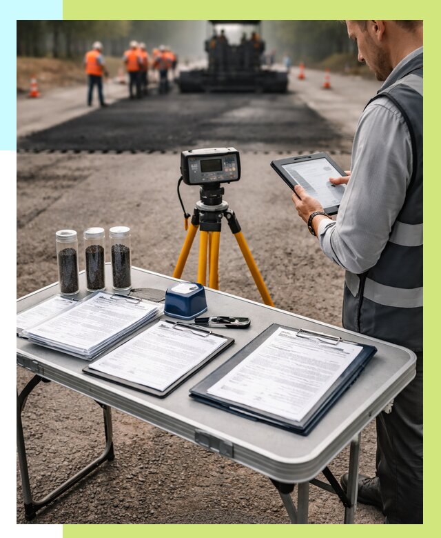 Сертификация асфальта в Канске от 27323 р. | Алешин-Кнс