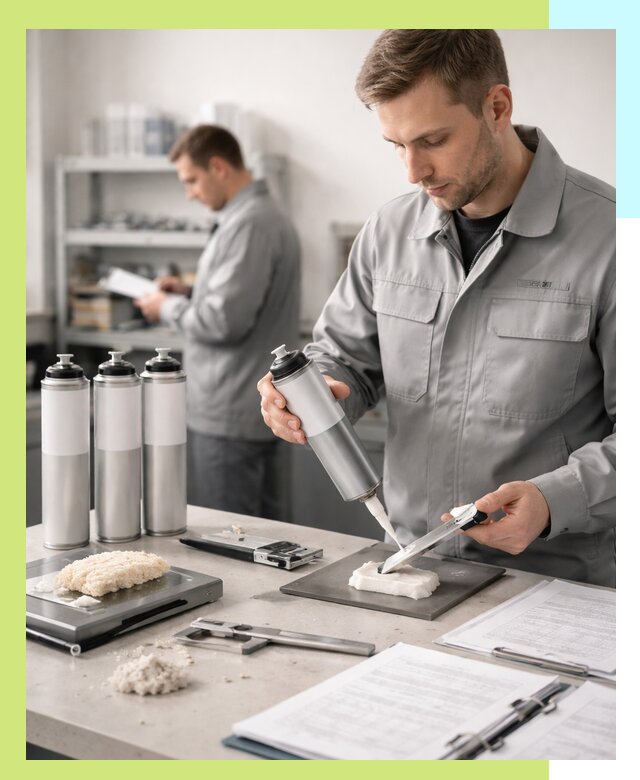 Сертификация монтажной пены и соответствие стандартам в Канске