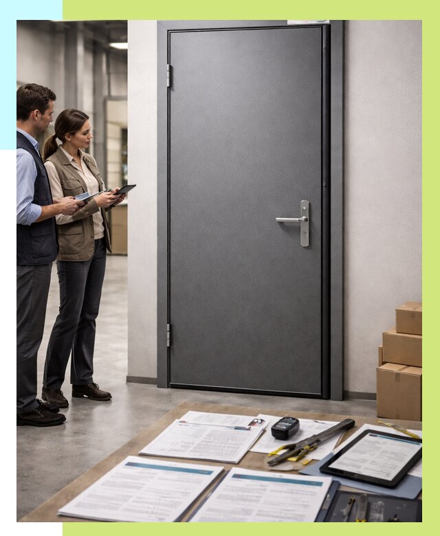 Сертификация противопожарных дверей в Канске от 9836 р. | Алешин-Кнс