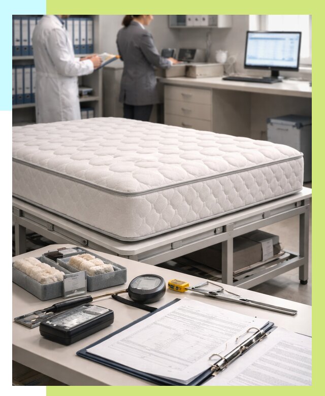 Сертификация матрасов в Канске от 9290 р. | Алешин-Кнс