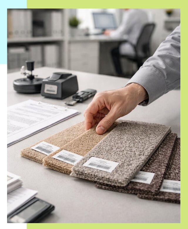 Сертификация ковролина в Канске от 16394 р., Алешин-Кнс