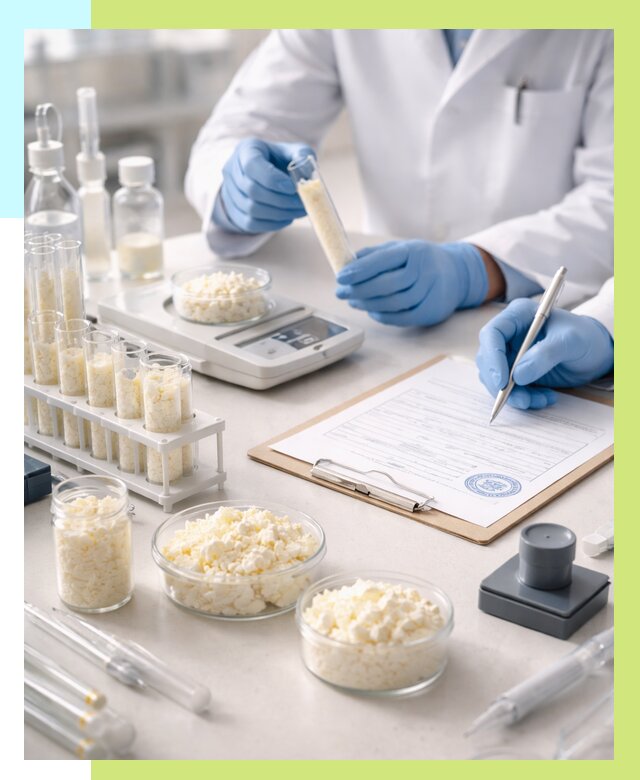 Сертификация творога в Канске от 13115 р. под ключ | Алешин-Кнс
