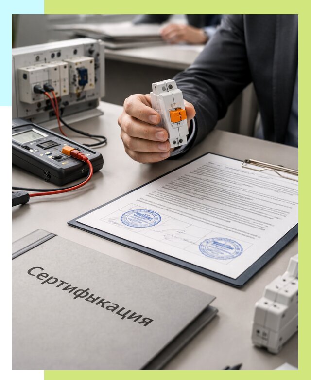 Сертификация выключателей под ключ в Канске от 16394 р. | Алешин-Кнс