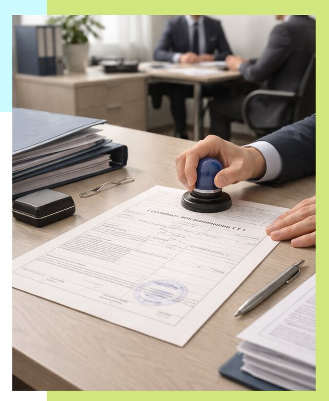 Сертификат происхождения СТ 1 в Канске от 4918 р. | Алешин-Кнс