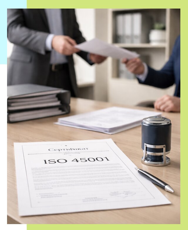 Сертификат ISO 45001 в Канске под ключ от 49181 р. | Алешин-Кнс