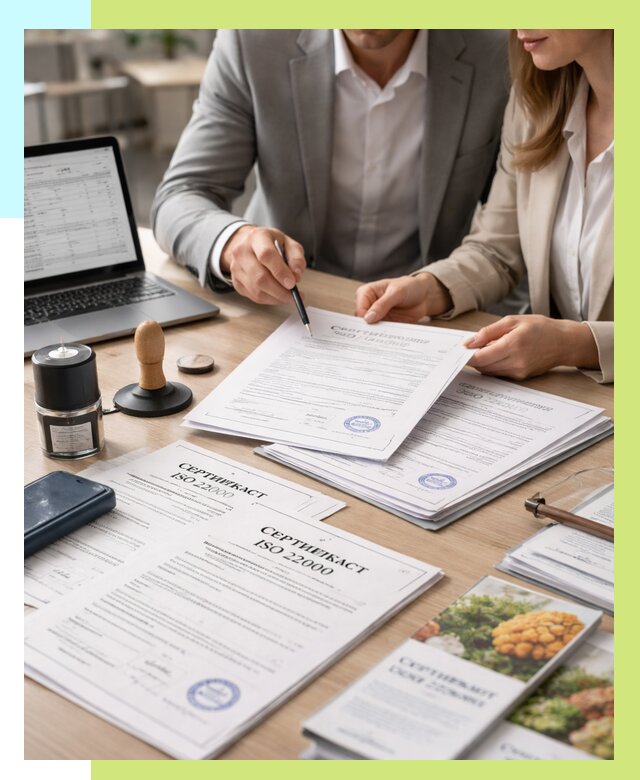 Сертификат ISO 22000 в Канске от 43716 р. под ключ | Алешин-Кнс