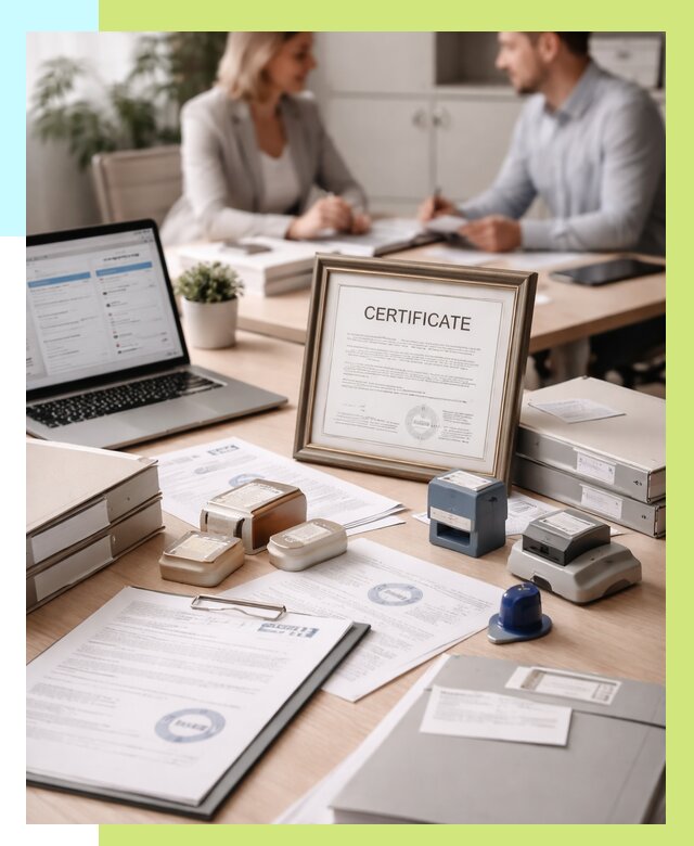 Сертификация компании в Канске от 49181 р. | Алешин-Кнс — заказ